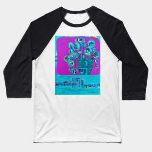 Sphere Blooms Baseball T-Shirt